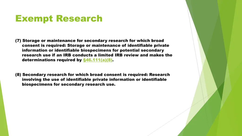 exempt research 5