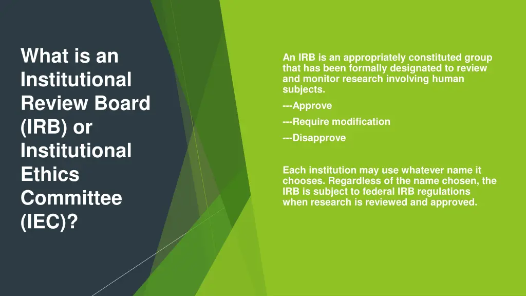 what is an institutional review board