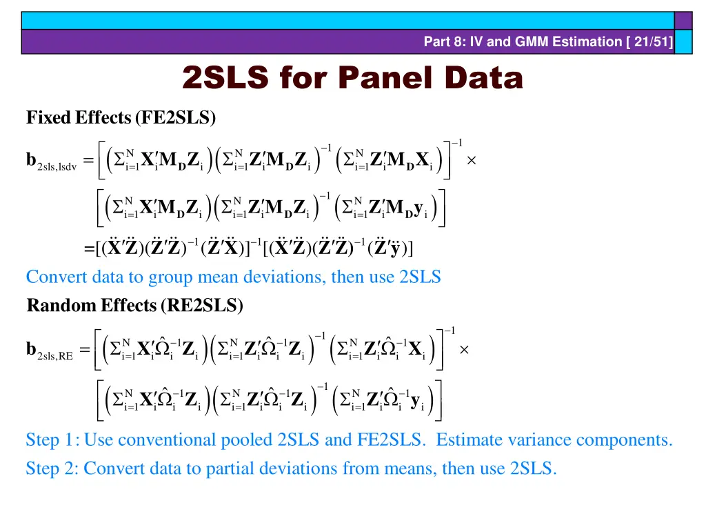 part 8 iv and gmm estimation 21 51