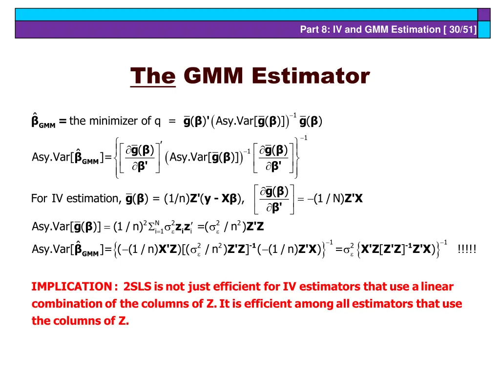 part 8 iv and gmm estimation 30 51