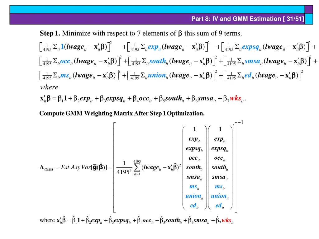 part 8 iv and gmm estimation 31 51