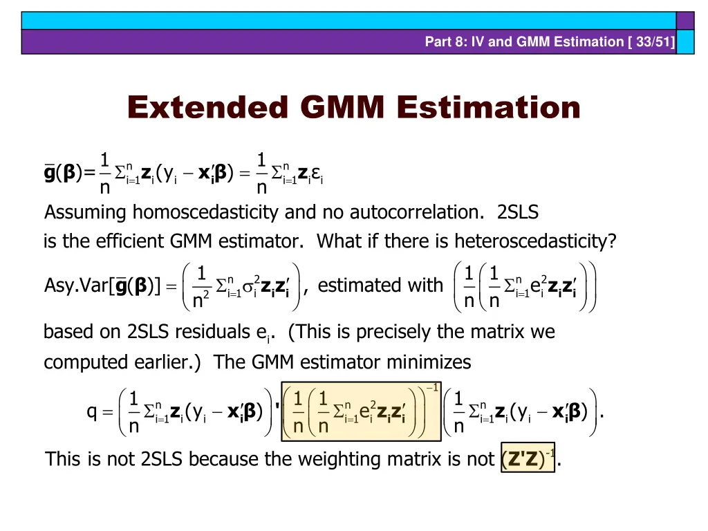 part 8 iv and gmm estimation 33 51