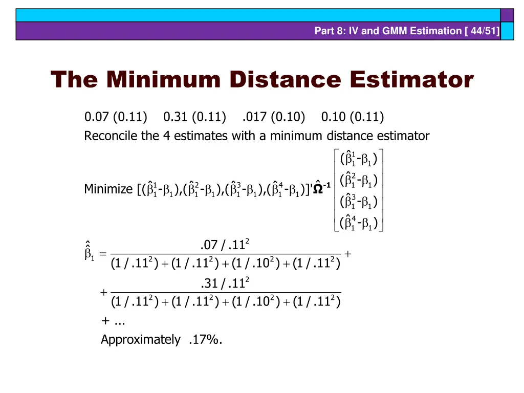 part 8 iv and gmm estimation 44 51