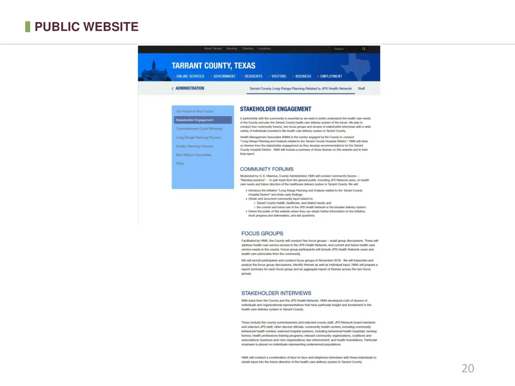public website 2