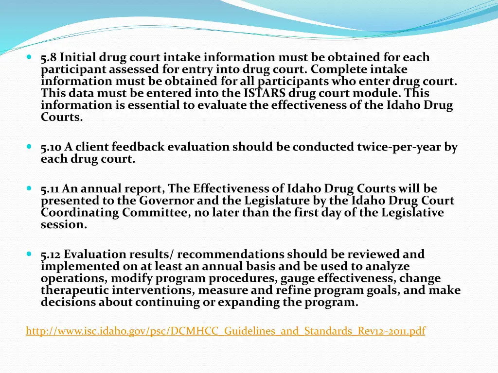 5 8 initial drug court intake information must