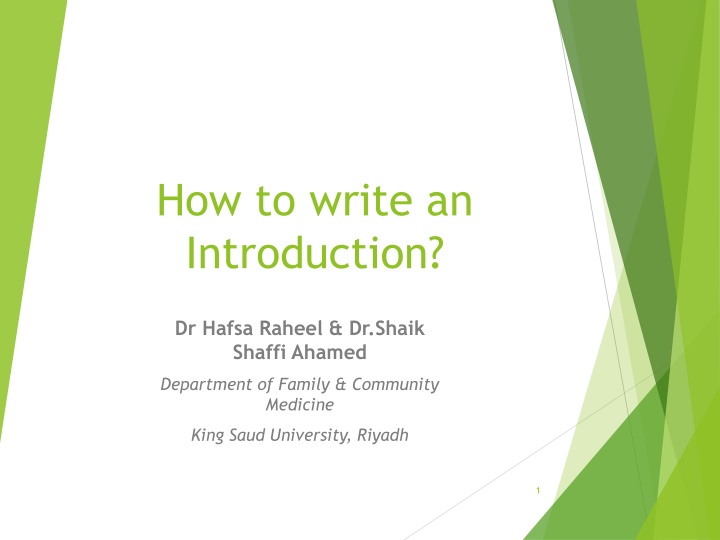 how to write an introduction