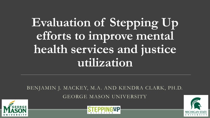 evaluation of stepping up efforts to improve