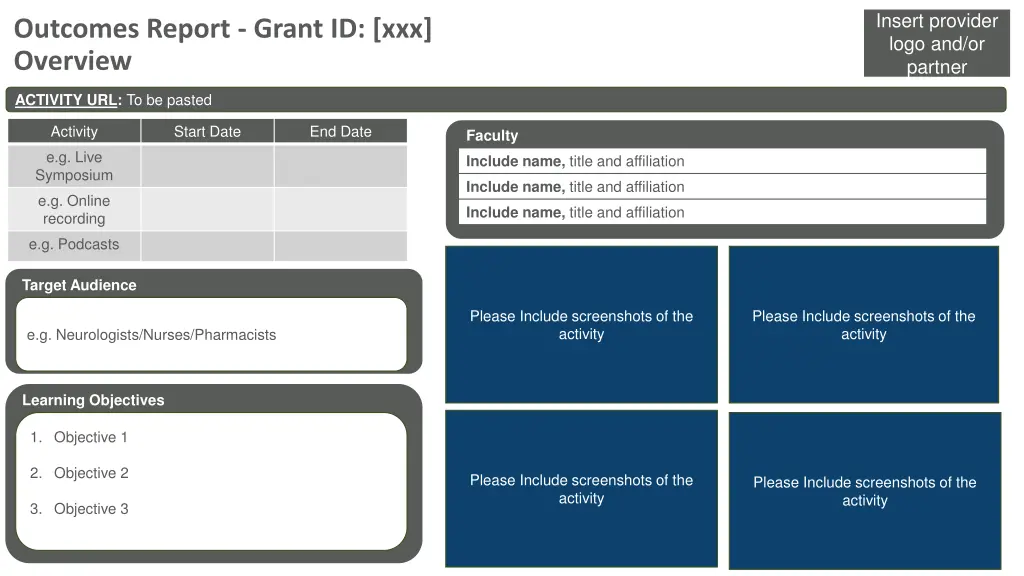 insert provider logo and or partner 2