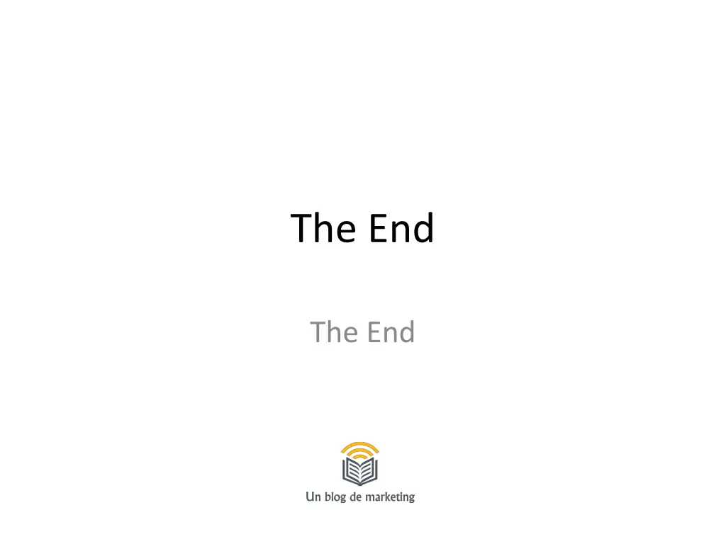 the end