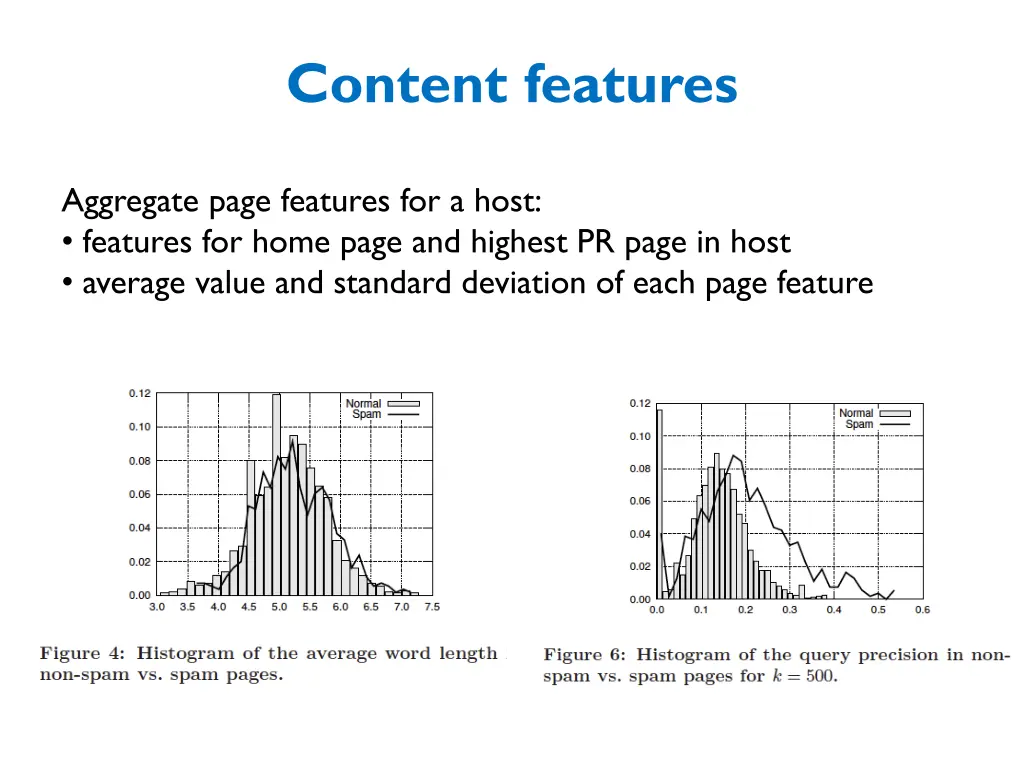 content features