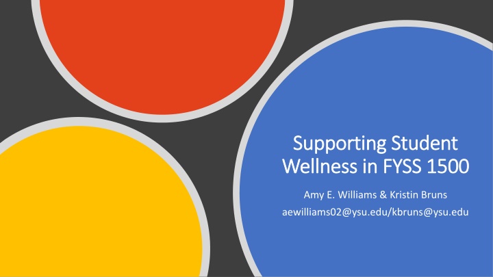 supporting student supporting student wellness