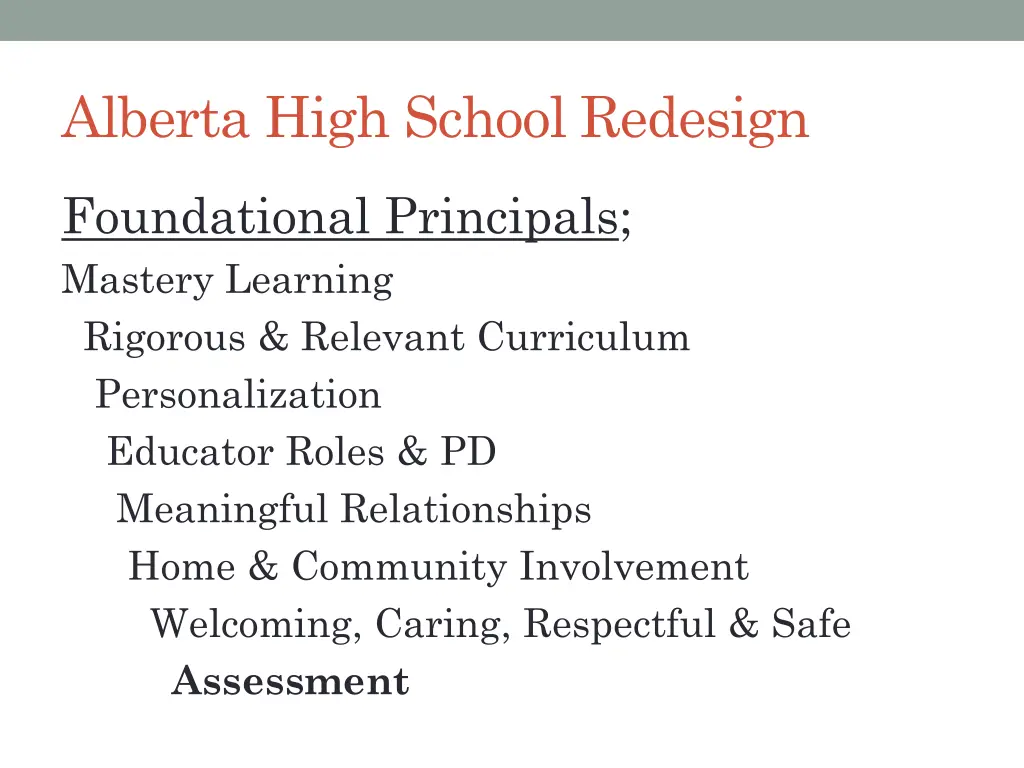 alberta high school redesign