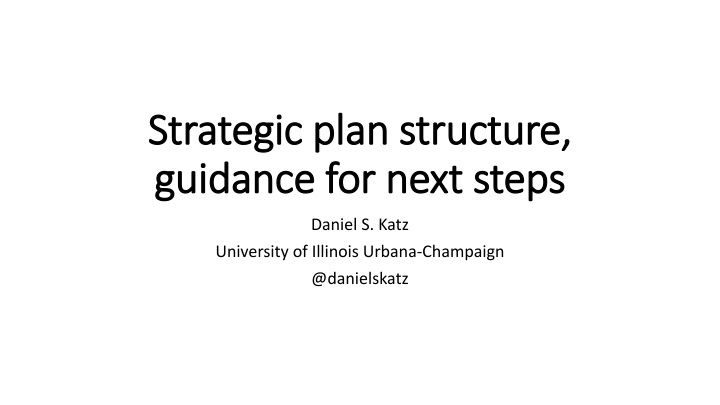 strategic plan structure strategic plan structure