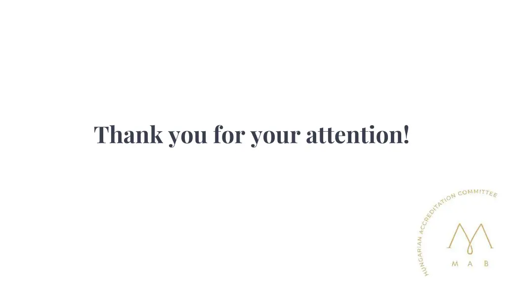 thank you for your attention