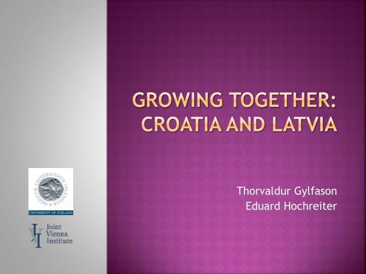 growing together croatiaand latvia