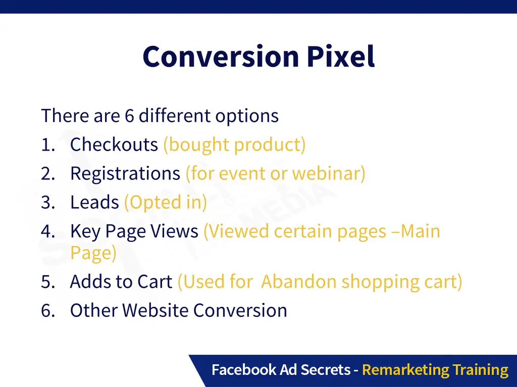 conversion pixel