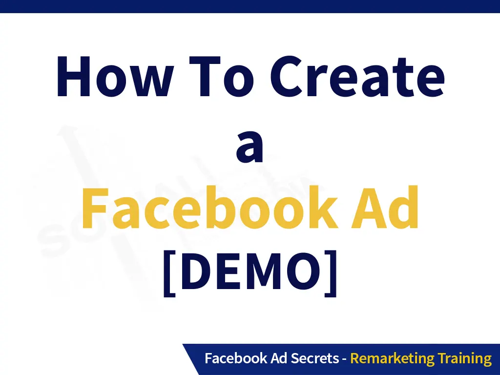 how to create a facebook ad demo