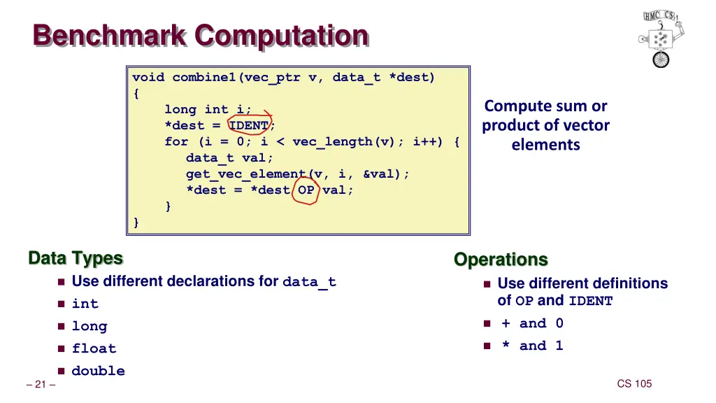 benchmark computation