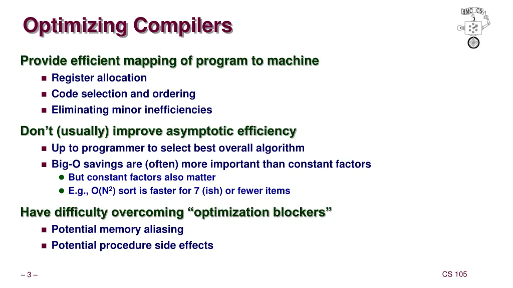 optimizing compilers