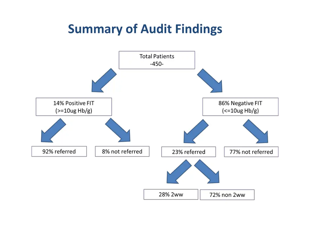 summary of audit findings