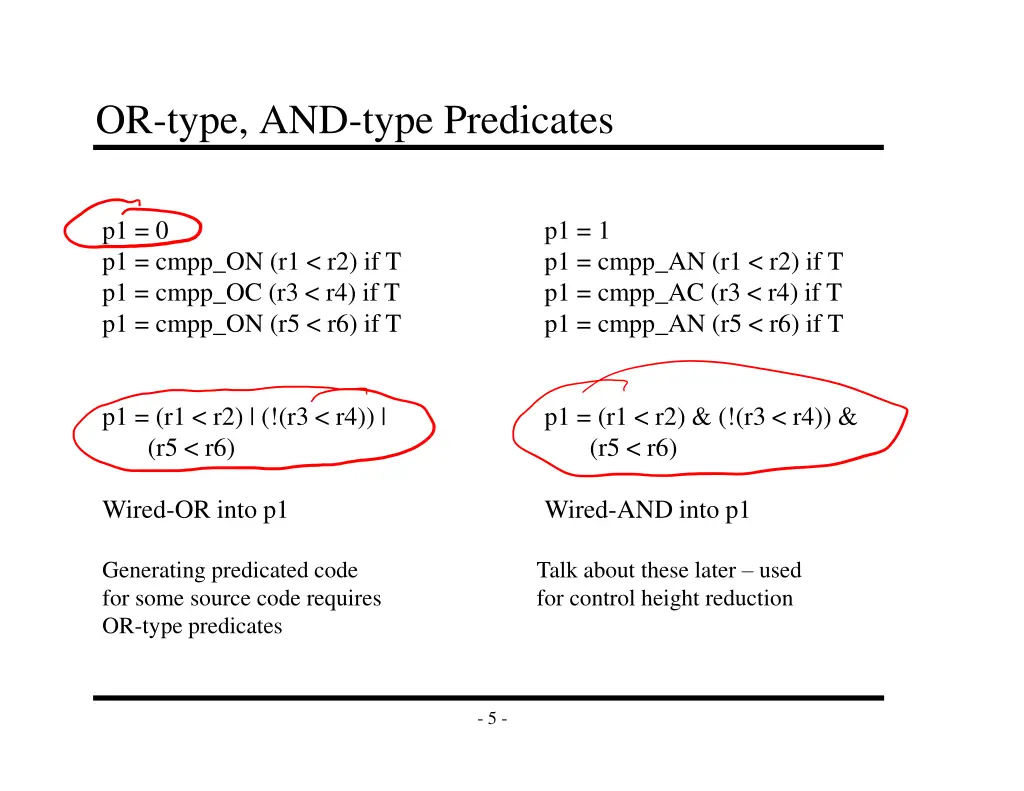 or type and type predicates