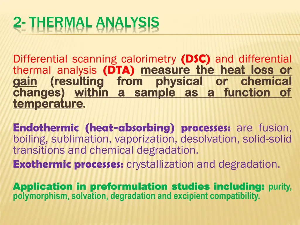 2 thermal analysis