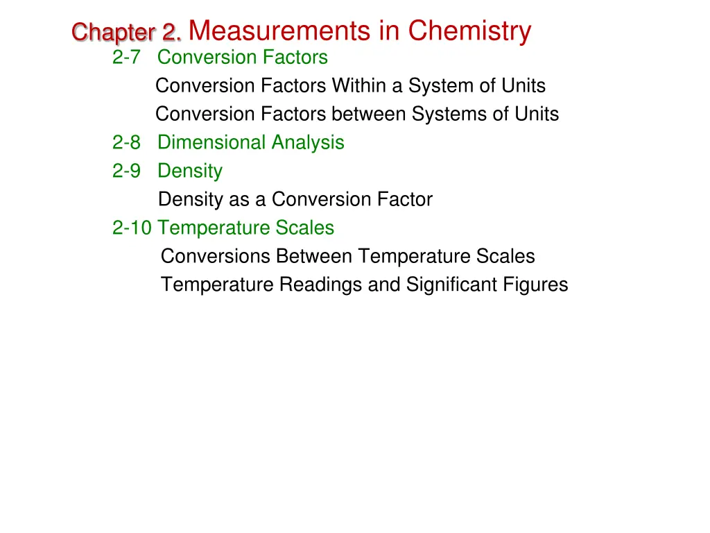 chapter 2 measurements in chemistry 1