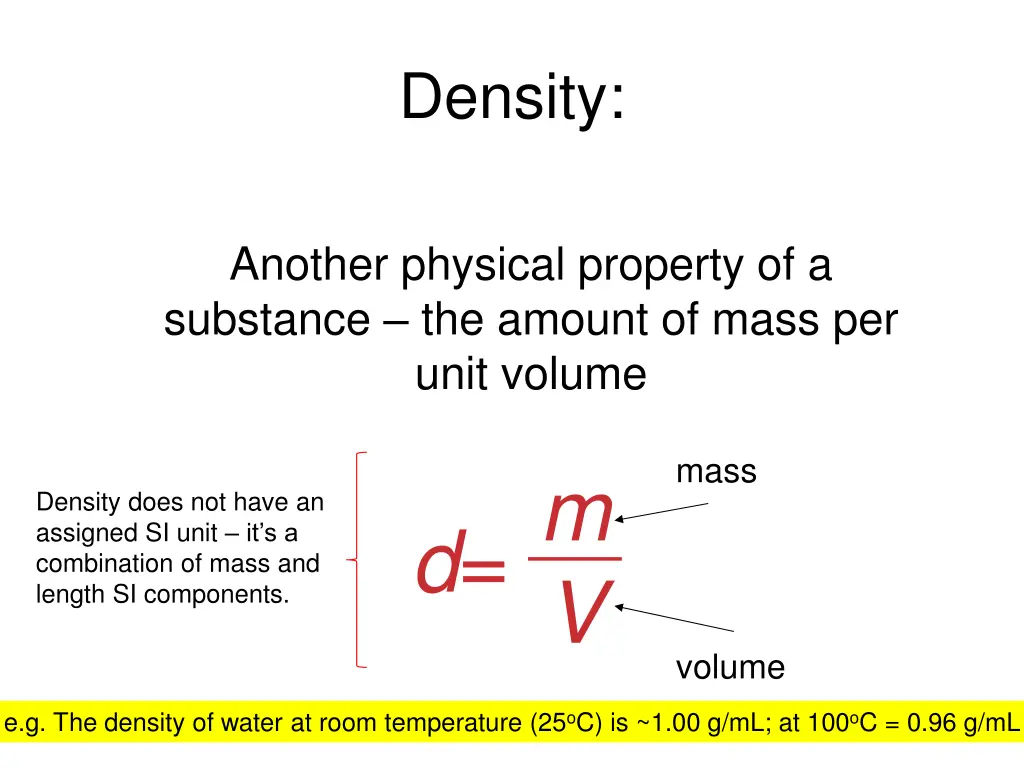 density