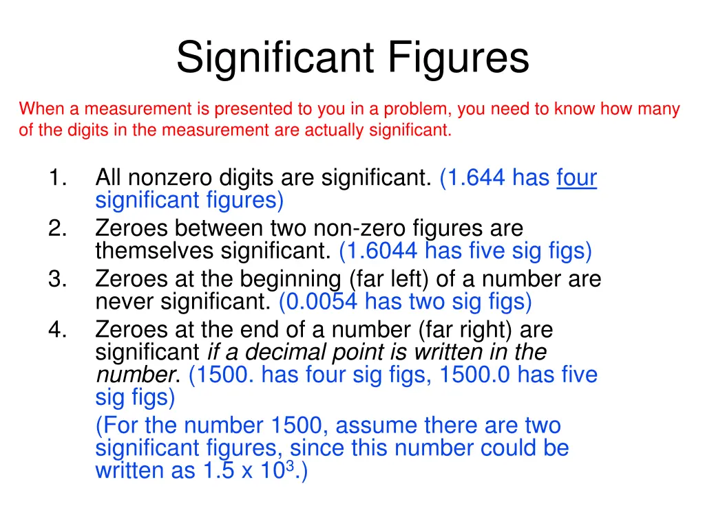 significant figures 1