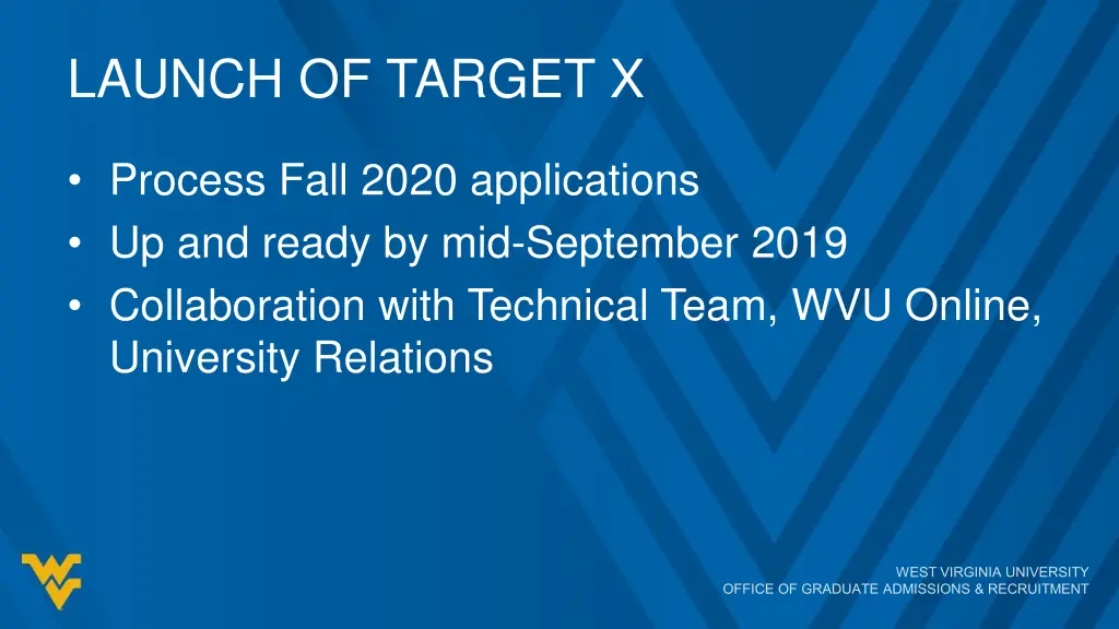 launch of target x