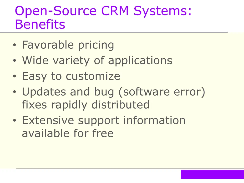 open source crm systems benefits