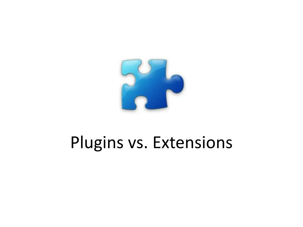 plugins vs extensions