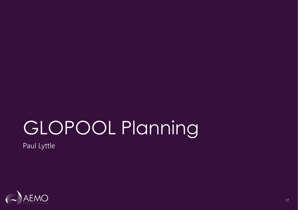 glopool planning paul lyttle