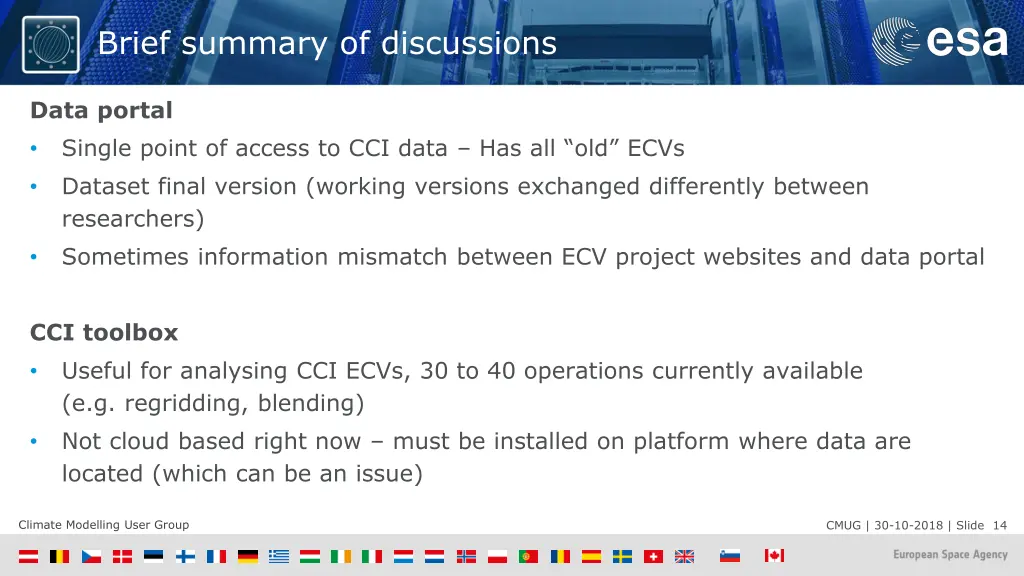 brief summary of discussions 1