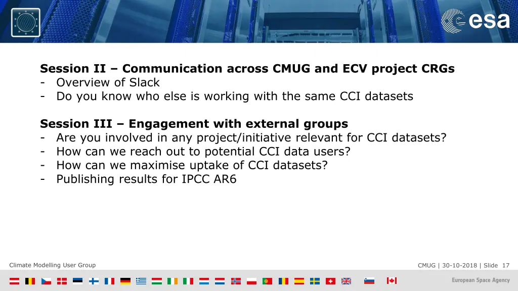 session ii communication across cmug