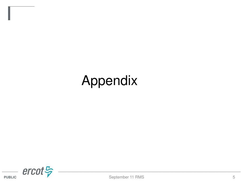 appendix