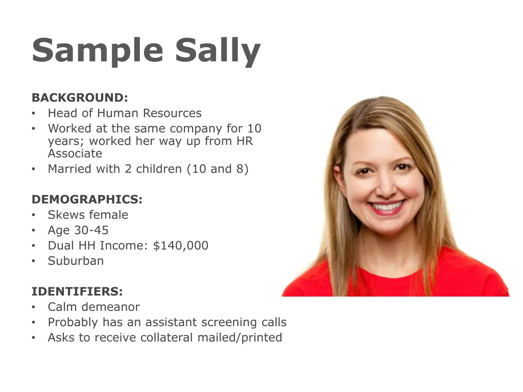 sample sally