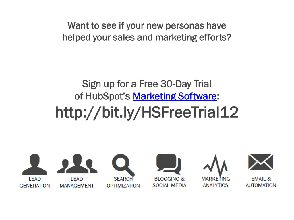 want to see if your new personas have want