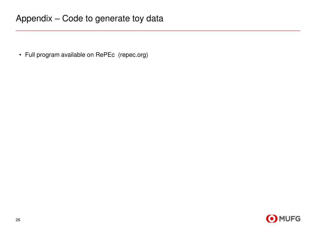 appendix code to generate toy data 1
