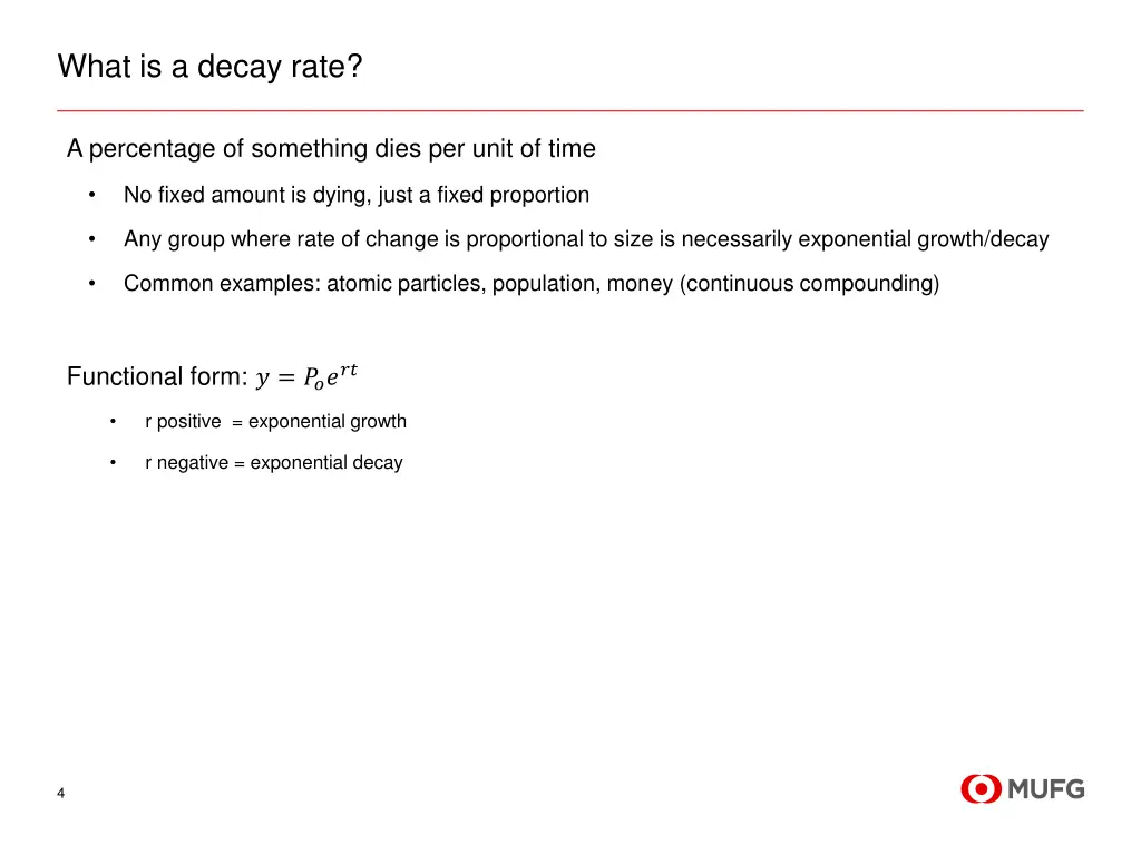 what is a decay rate