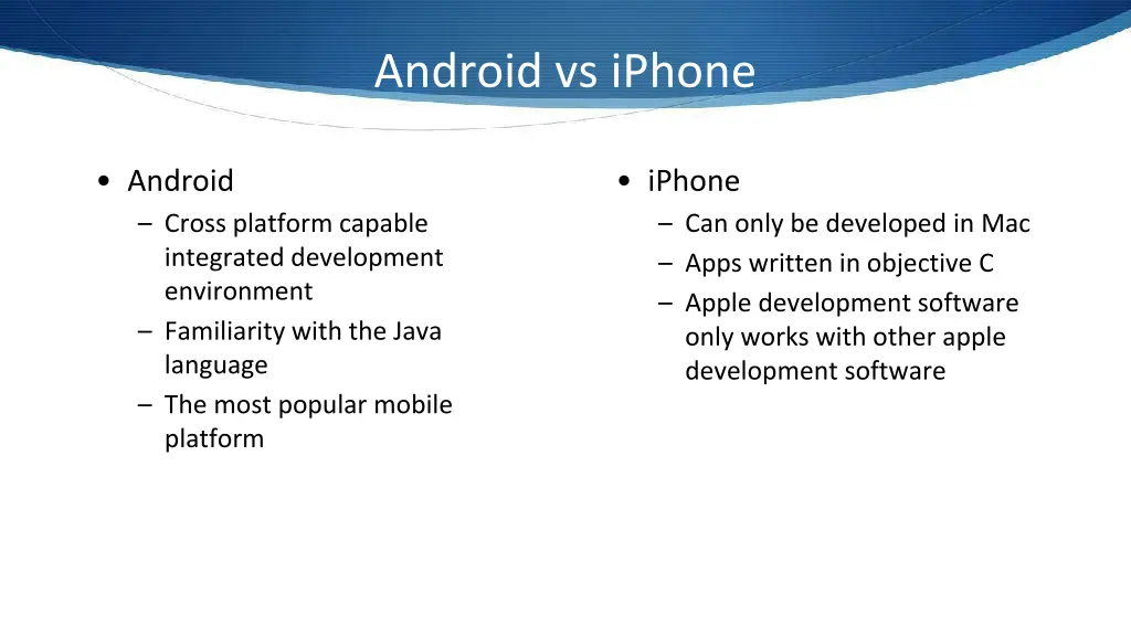 android vs iphone