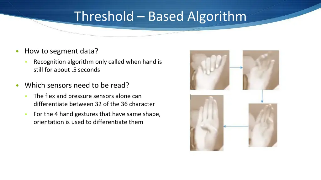 threshold based algorithm 1