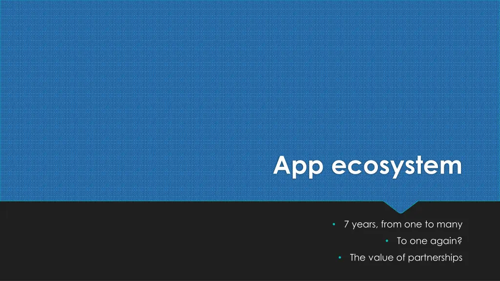 app ecosystem