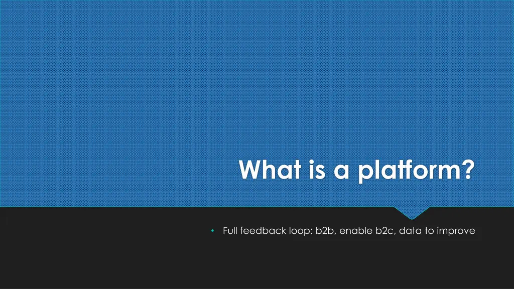 what is a platform