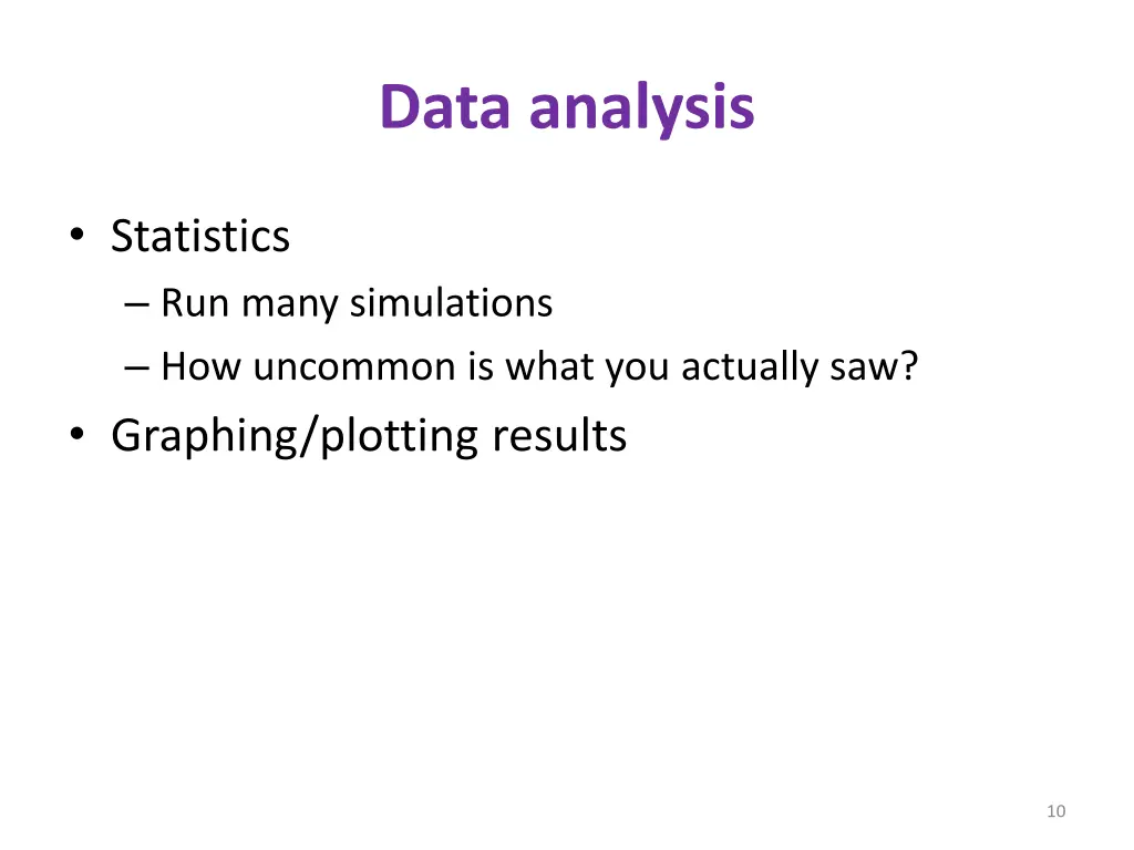 data analysis