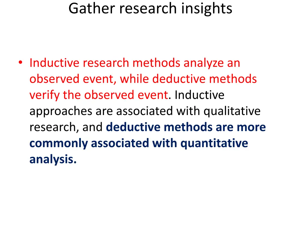 gather research insights