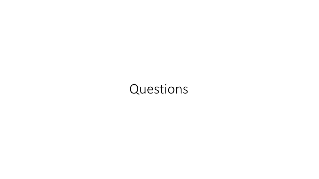 questions