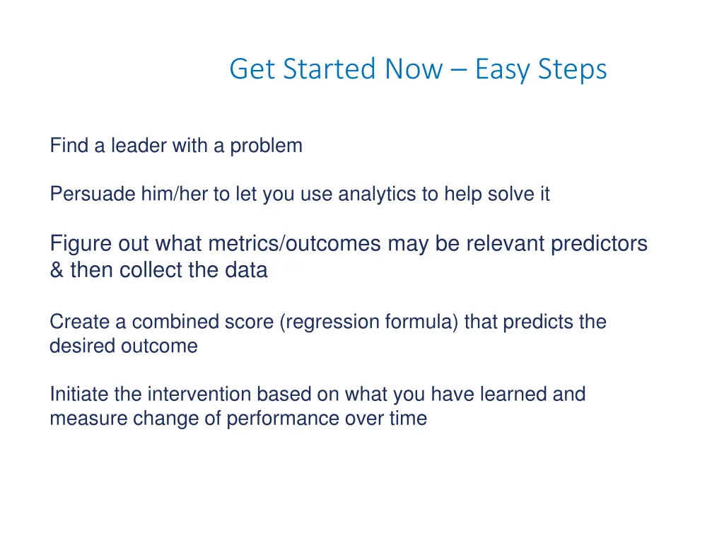 get started now easy steps