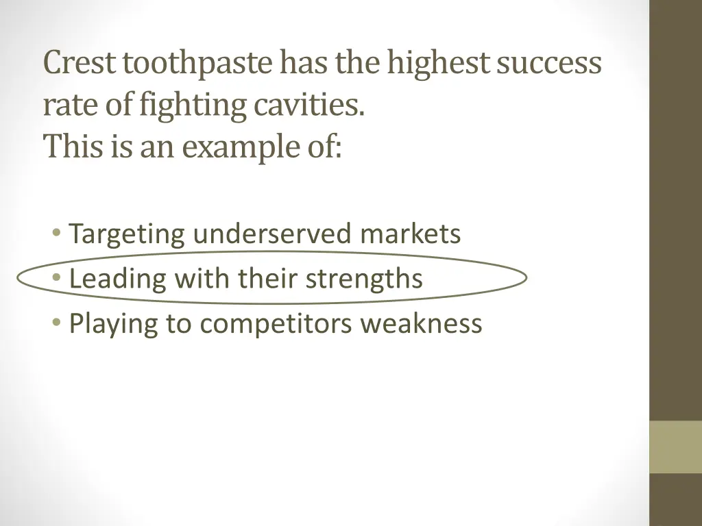 crest toothpaste has the highest success rate