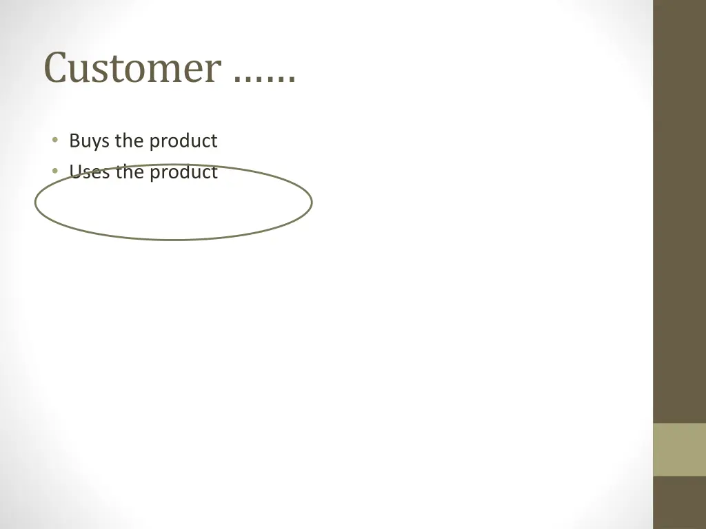 customer